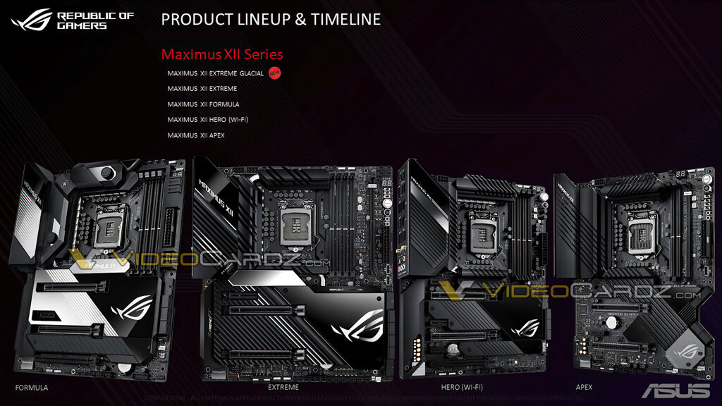 ASUS ROG Maximus XII Z490 boards leak with 16 power stage VRM design - 17