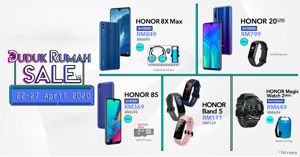 HONOR Malaysia Offers Up RM200 Flash Deals This Duduk Rumah Sale - 17