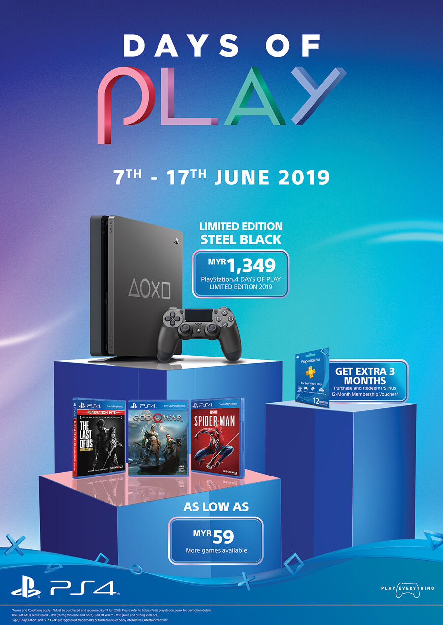 Sony's Days Of Play Brings Forth New Limited Edition PS4 And Discounted