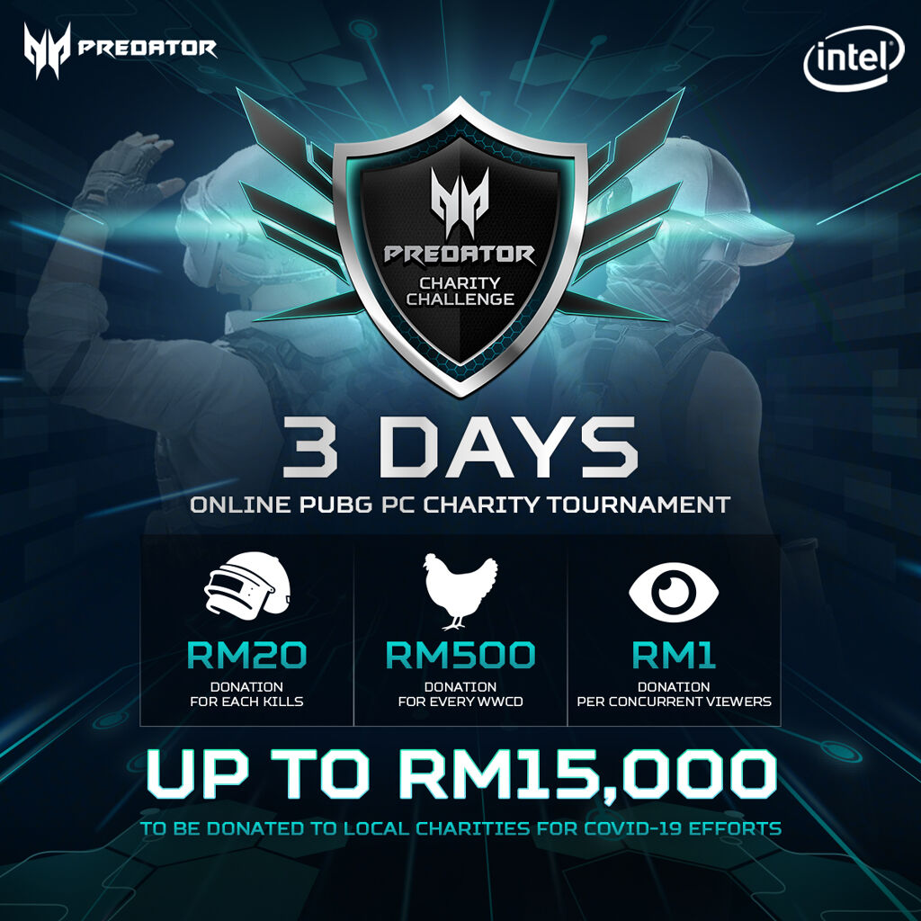 Acer Predator Charity Challenge Aims to Raise Up To RM15,000 for the Underprivileged During MCO 23