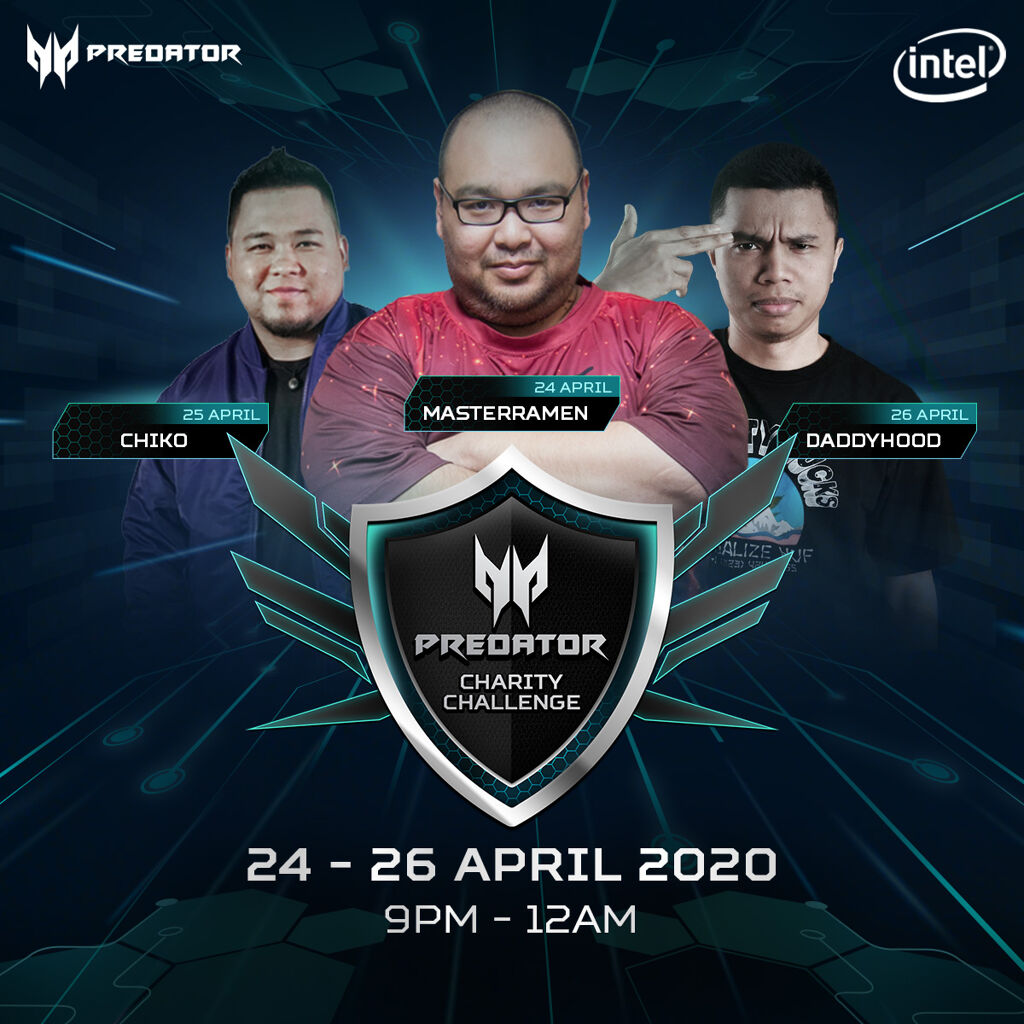 Acer Predator Charity Challenge Aims to Raise Up To RM15,000 for the Underprivileged During MCO 24