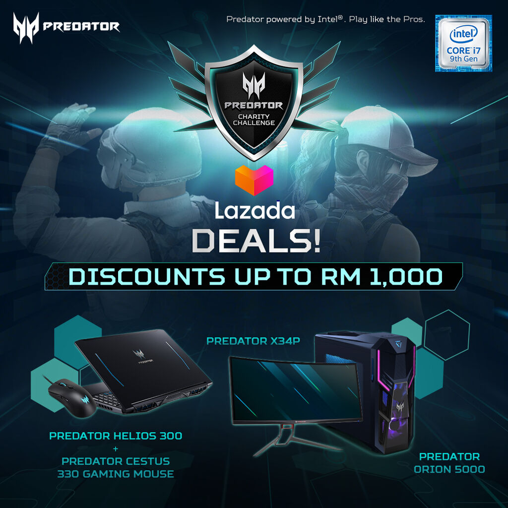 Acer Predator Charity Challenge Aims to Raise Up To RM15,000 for the Underprivileged During MCO 25