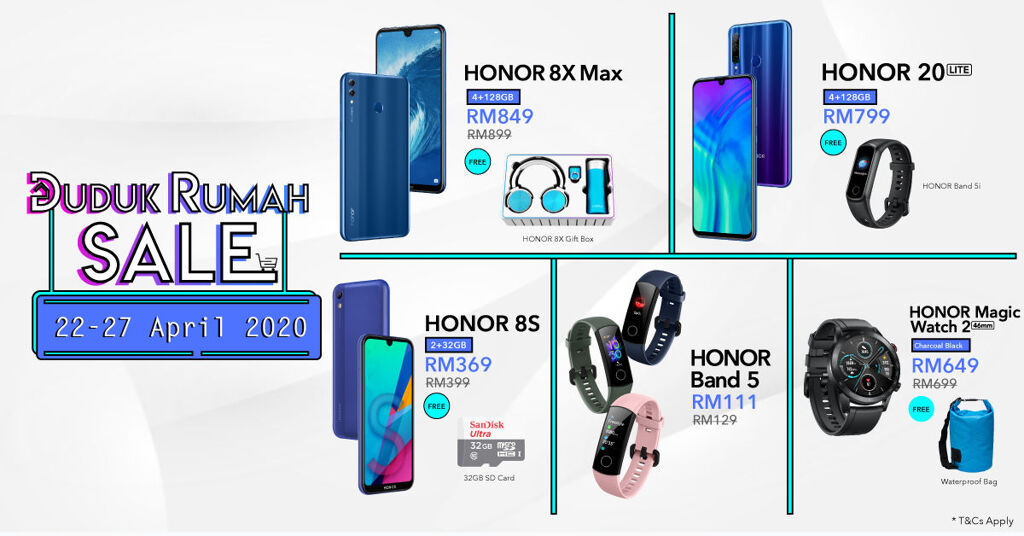 HONOR Malaysia Offers Up RM200 Flash Deals This Duduk Rumah Sale 21