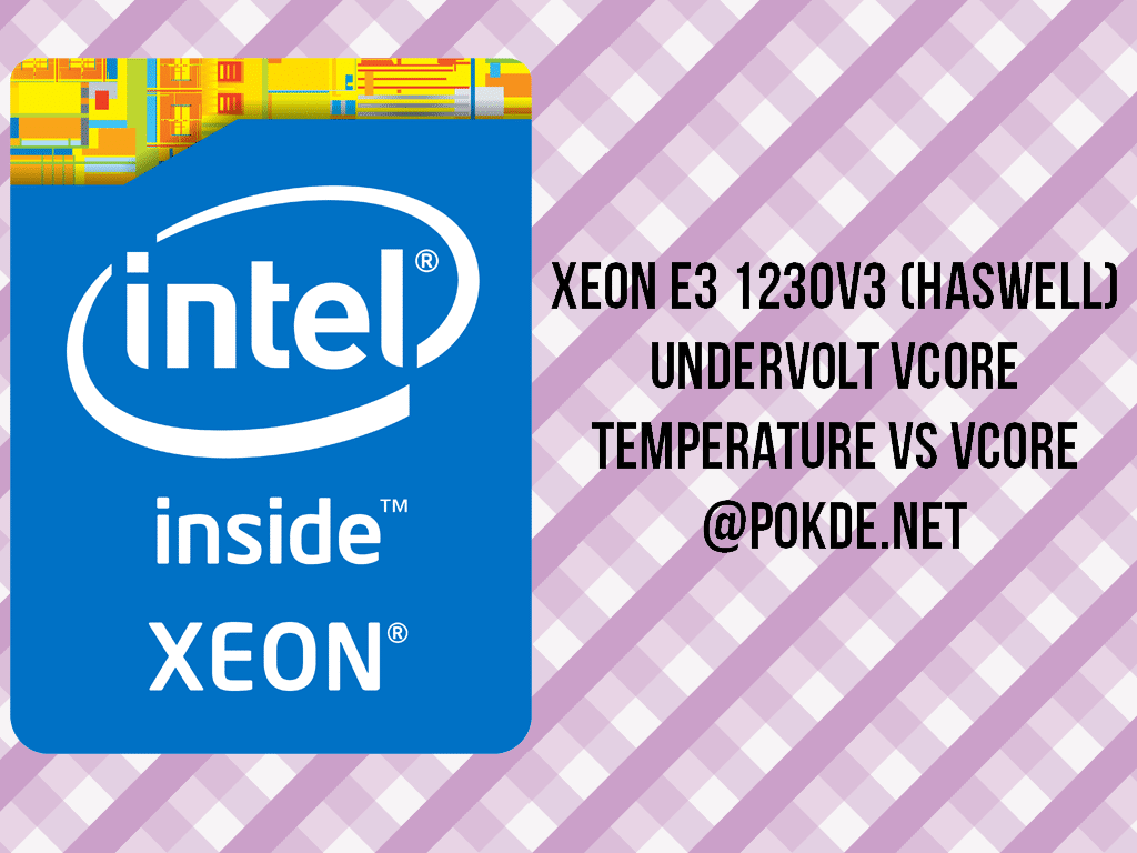 Intel Xeon E3 1230V3 Undervolting Benchmark 38