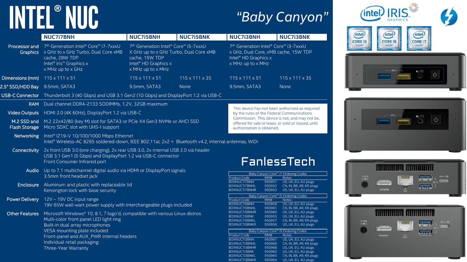 Intel latest NUC Baby Canyon based on new Kaby Lake and Apollo Lake processors 24