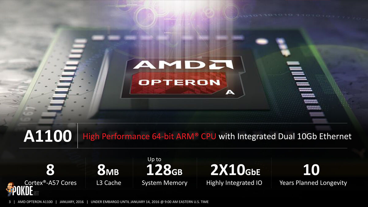 AMD Opteron A1100 SoC 64-bit ARM officially enter the market 30