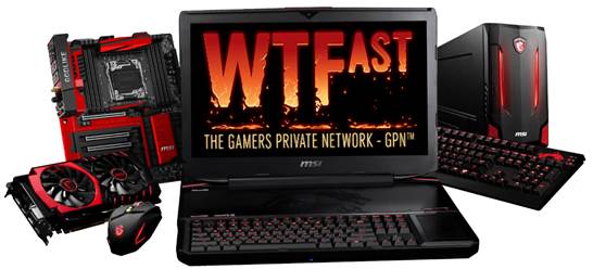MSI announces exclusive partnership with WTFast GPN 32