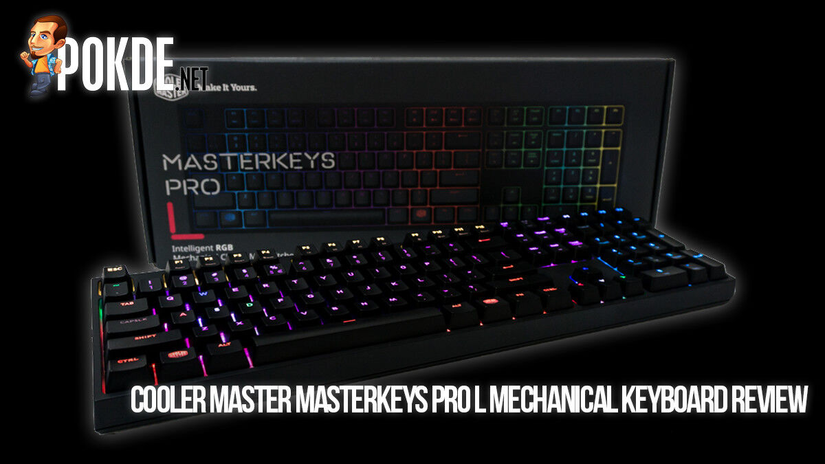 Cooler Master MasterKeys Pro L mechanical keyboard review 26