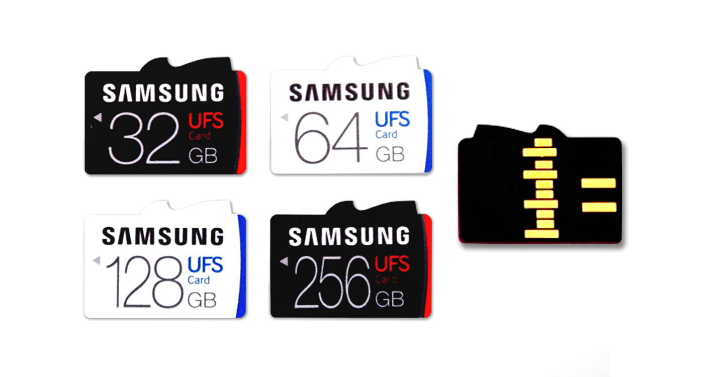 Samsung develops slot that accepts both UFS and microSD cards 22