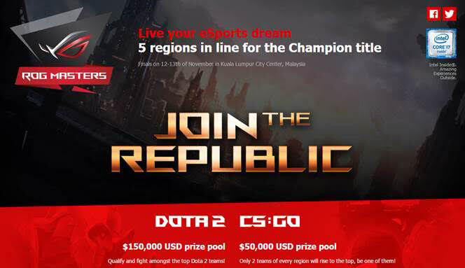 ASUS Republic of Gamers Announces ROG Masters with a prize pool of $200 000! 31