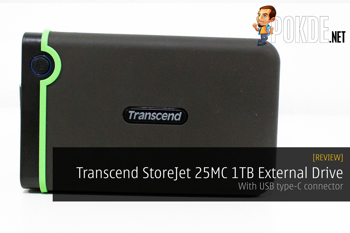 Transcend StoreJet 25MC 1TB review — with a USB Type-C connector 21