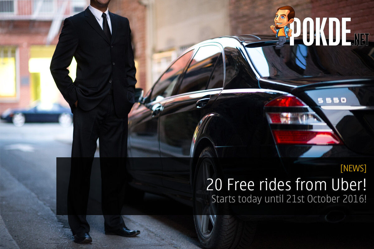 20 free rides from today until the 21st of October from Uber! 31