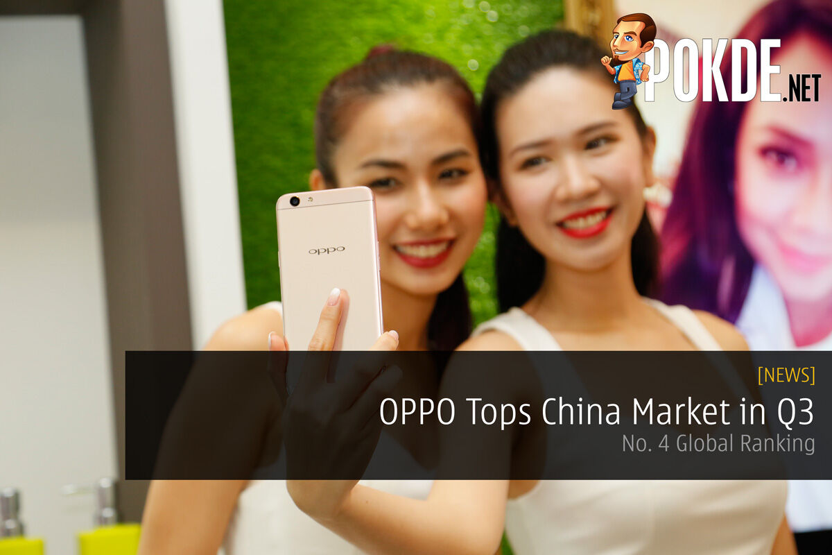 OPPO Tops China Market in Q3 — No. 4 Global Ranking 34