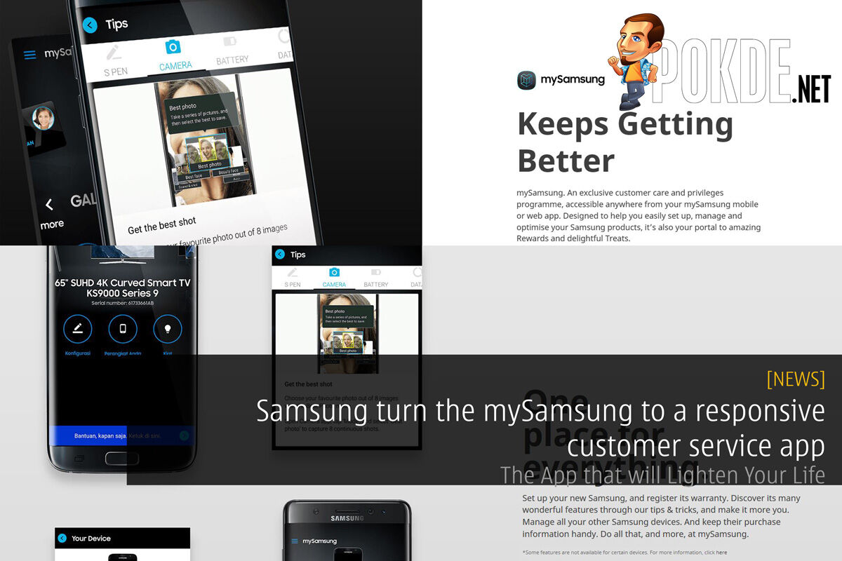 Samsung turn the mySamsung to a responsive customer service app — the app that will lighten your life 25
