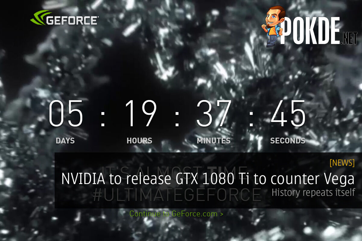 NVIDIA to release GeForce GTX 1080 Ti to counter Vega — history repeats itself 32