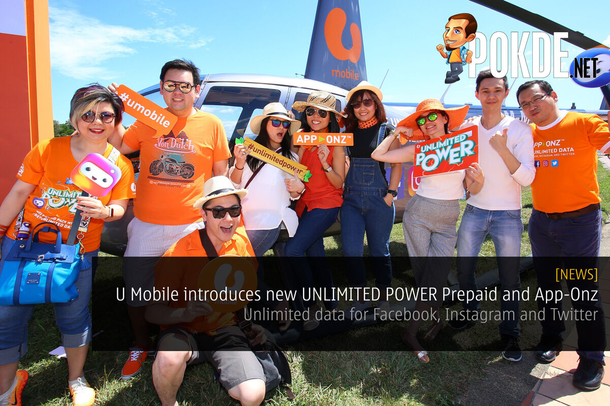 U Mobile introduces new UNLIMITED POWER Prepaid and App-Onz 28