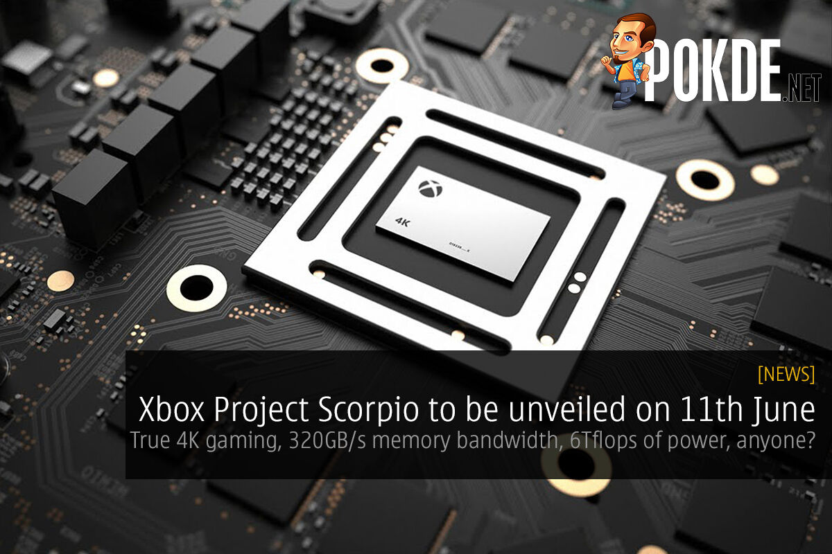 Xbox Project Scorpio to be unveiled on 11th June 18