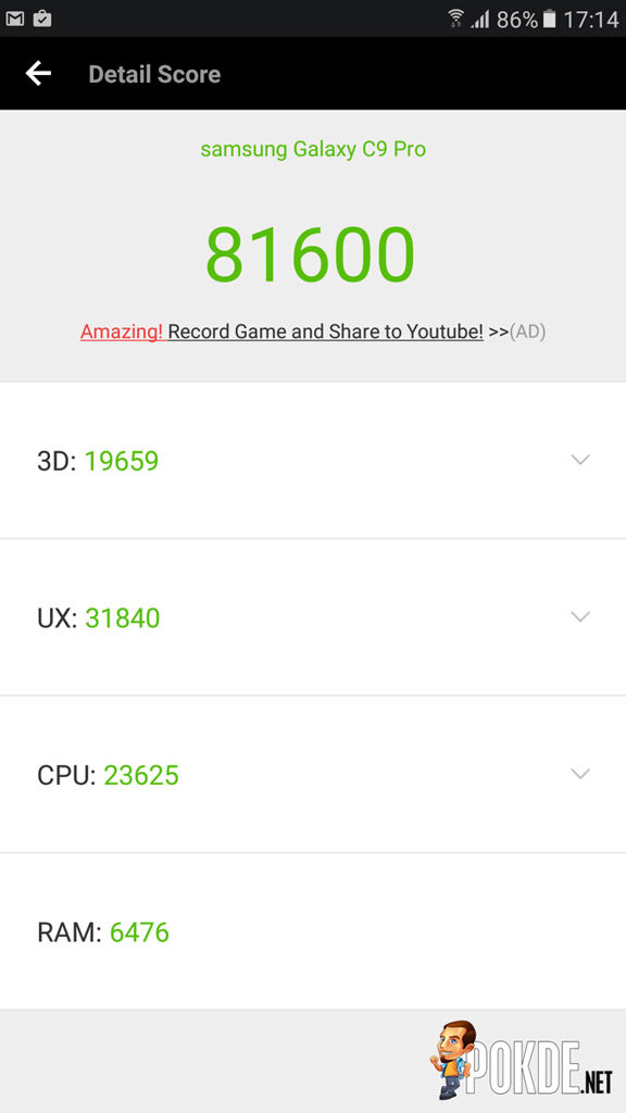 c9 pro antutu