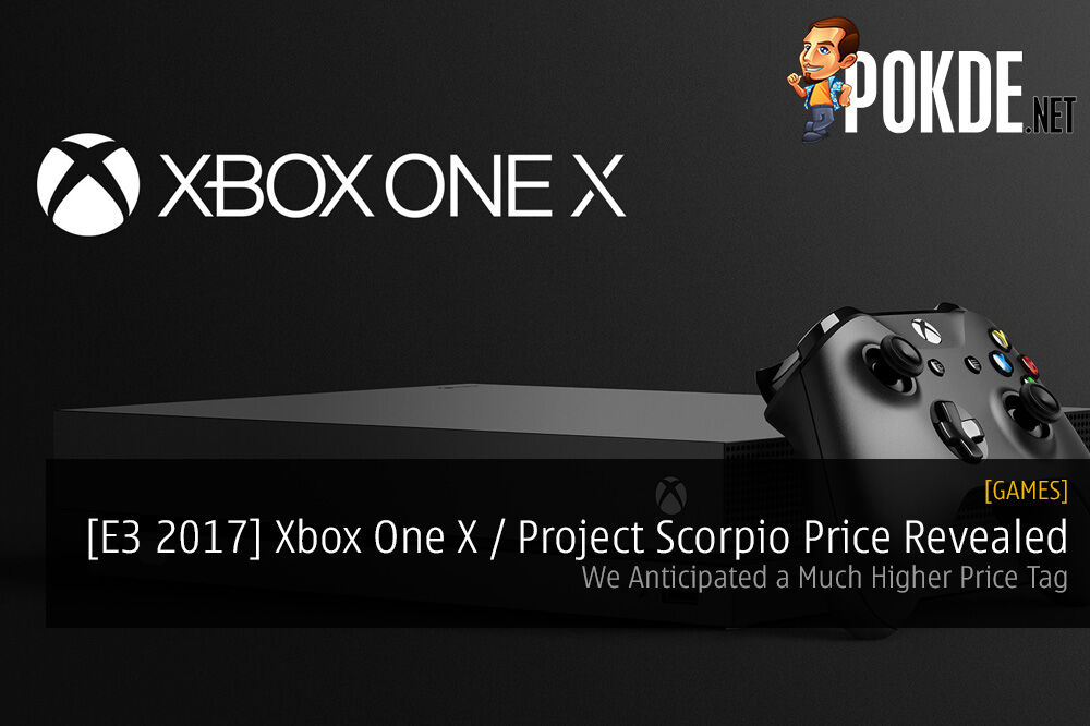 xbox one x project scorpio price