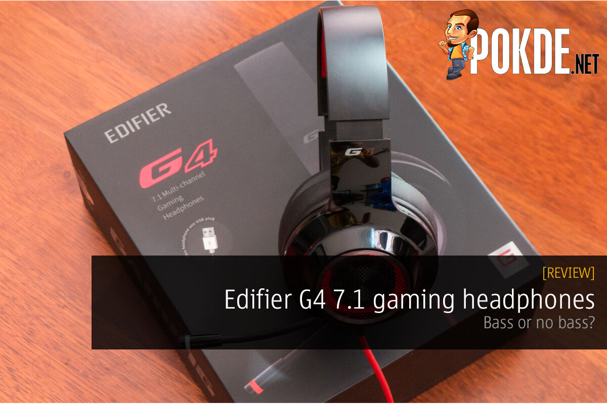 Edifier G4 7.1 gaming headphones review; bass or no bass? 27