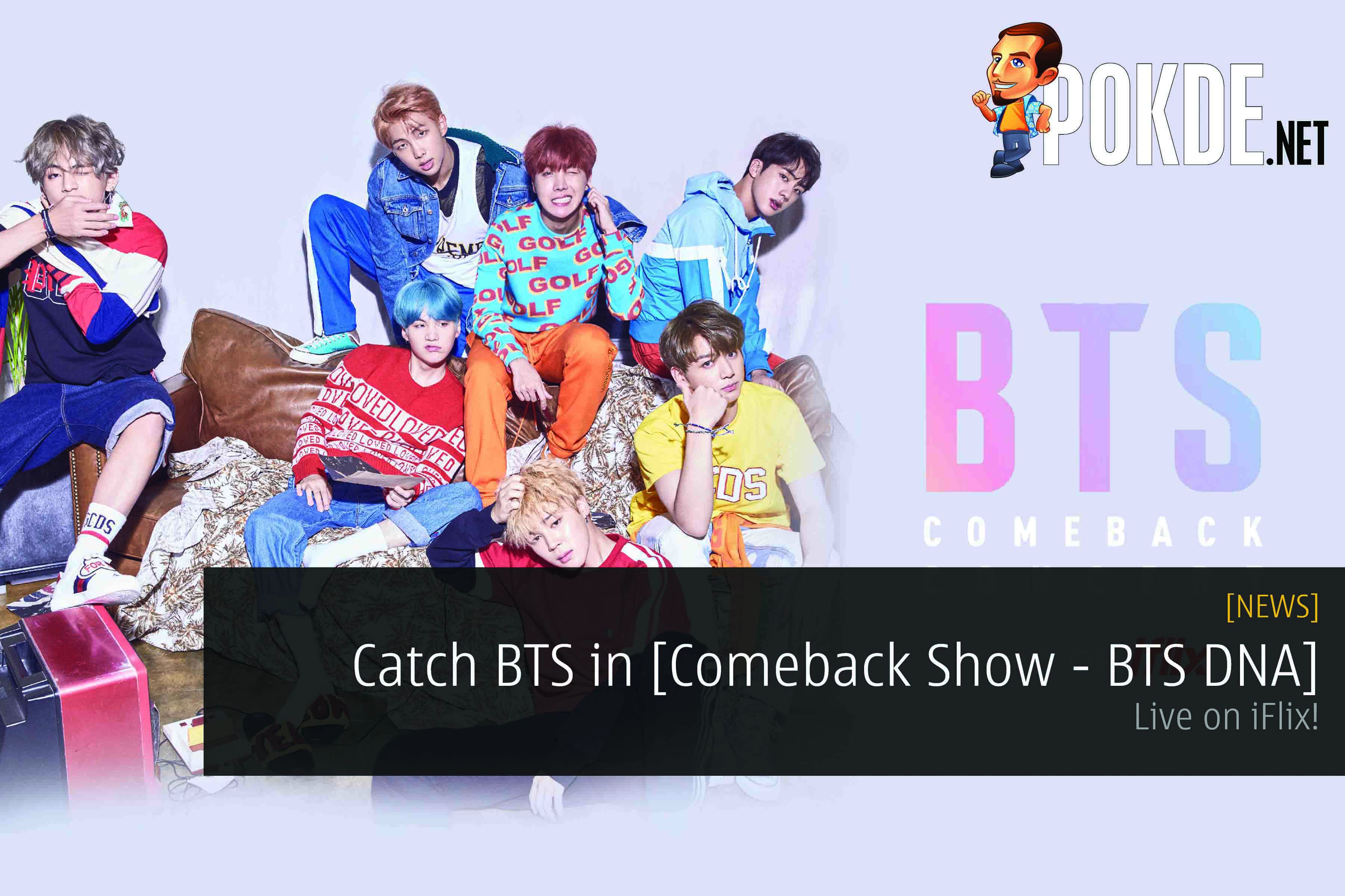 Catch K Pop Superstars Bts In Their Comeback Show Bts Dna Concert Live On Iflix Pokde Net