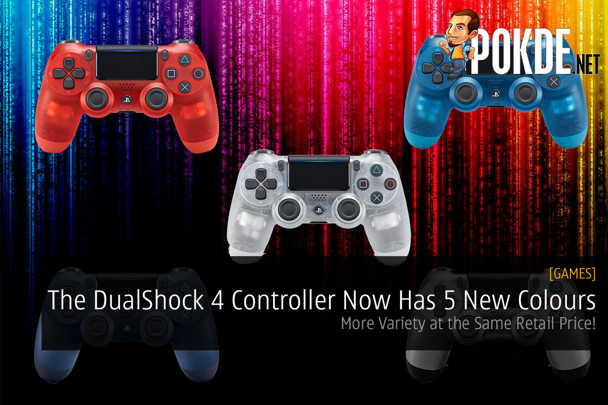 DualShock 4 controller new colours colors