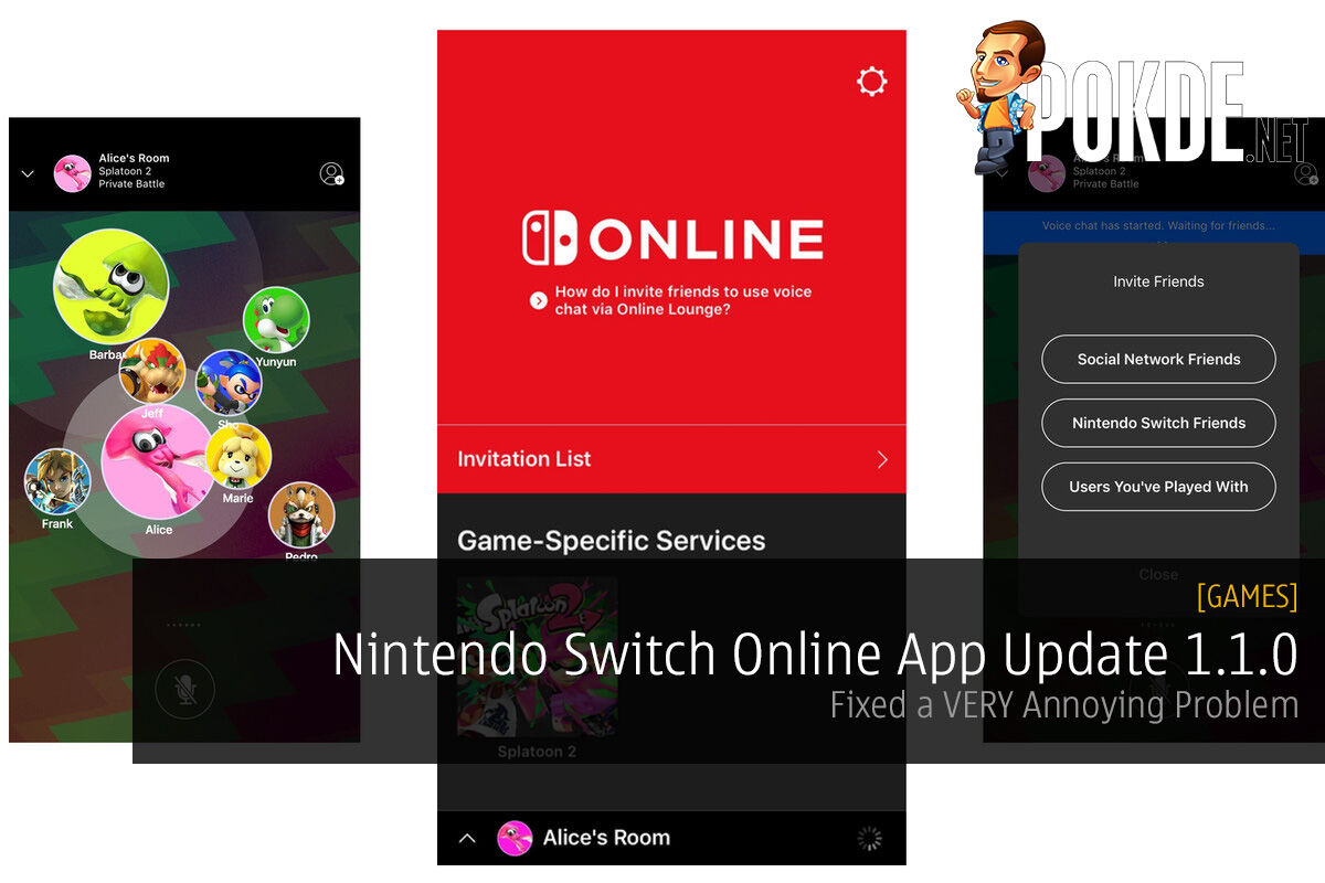 Nintendo Switch Online App 1.1.0