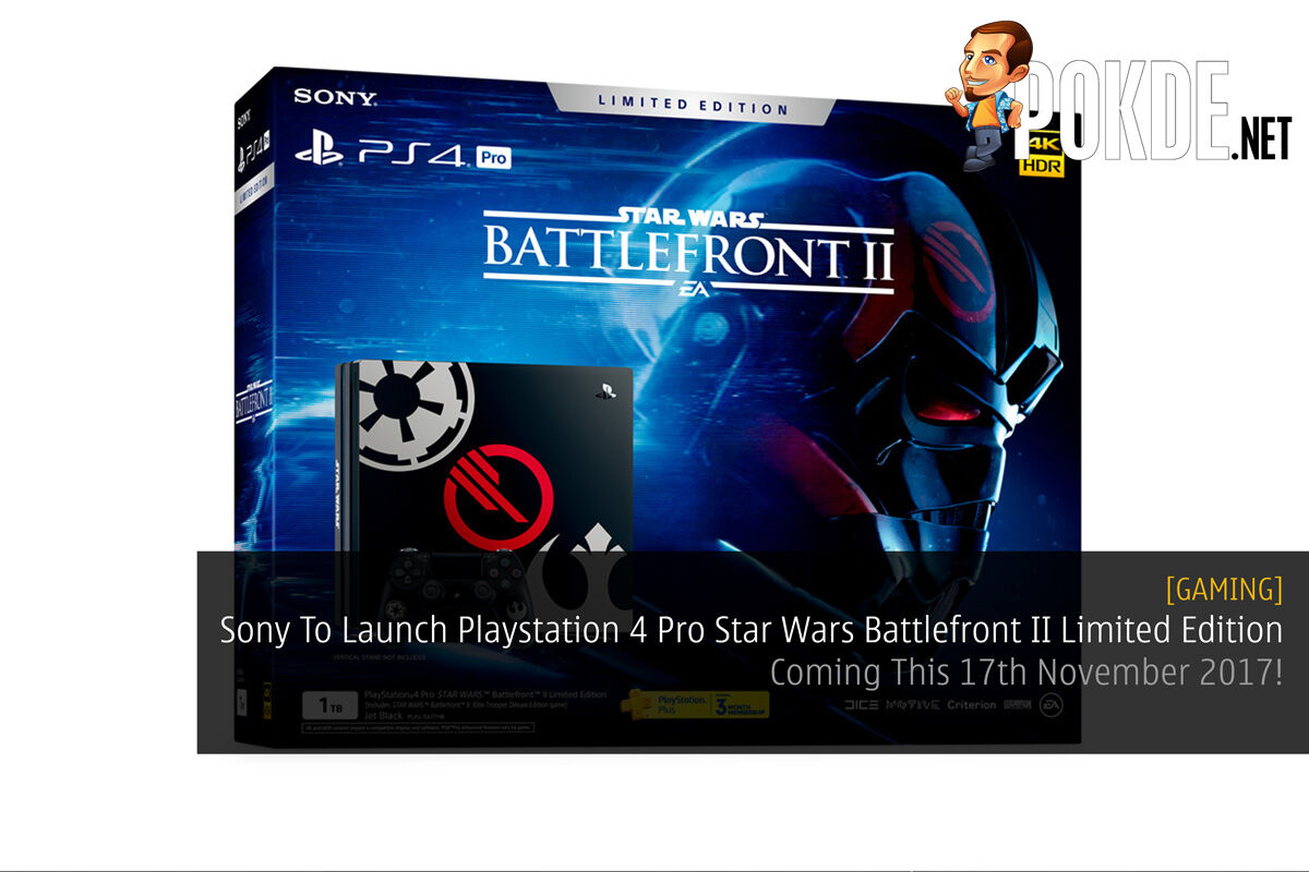 Sony To Launch Playstation 4 Pro Star Wars Battlefront II Limited Edition; Coming This 17th November 2017! 29