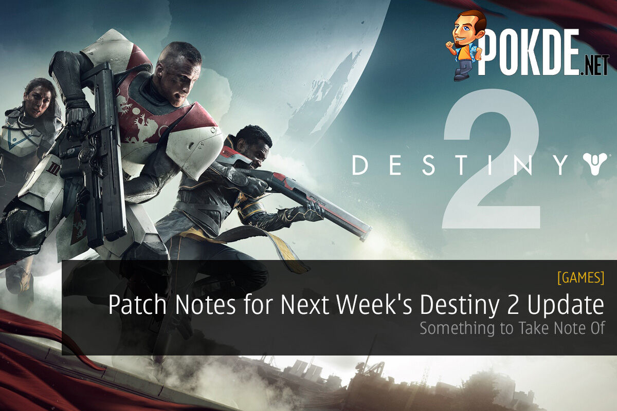 Patch Notes for Next Week's Destiny 2 Update