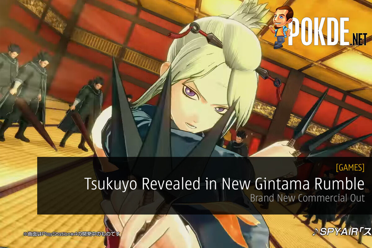Tsukuyo Revealed in New Gintama Rumble Footage; Brand New Commercial Out 26