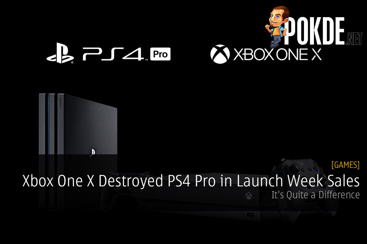 Xbox One X Destroyed PS4 Pro in Launch Week Sales