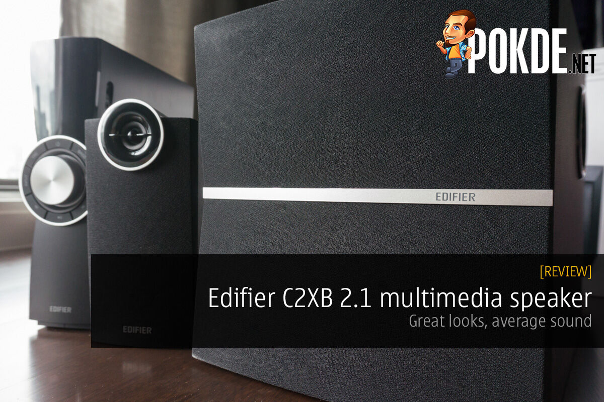 Edifier C2XB 2.1 multimedia speaker review; great looks, average sound 38