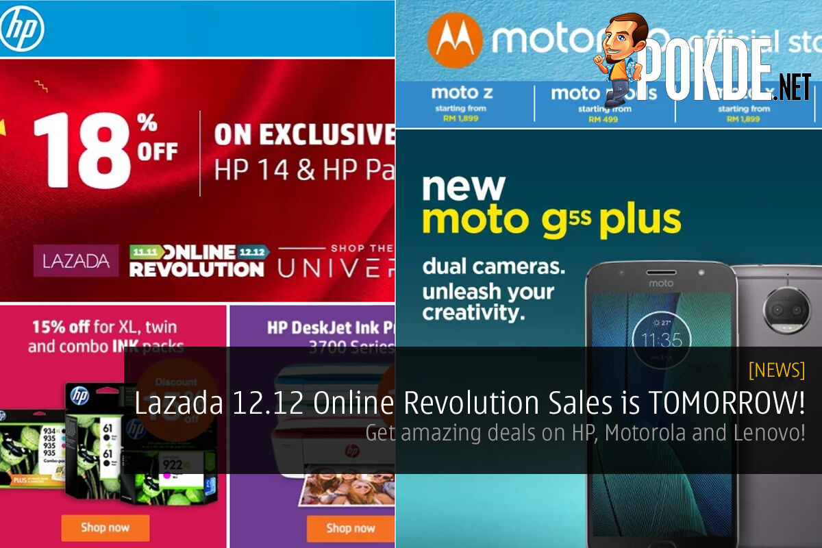 Lazada 12.12 Online Revolution Sales is TOMORROW! Get amazing deals on HP, Motorola and Lenovo! 23