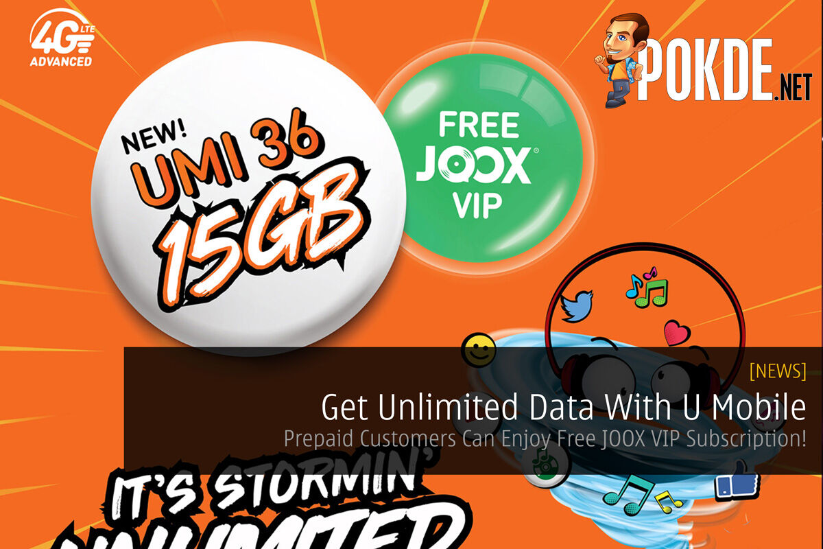 Get Unlimited Data With U Mobile - Prepaid Customers Can Enjoy Free JOOX VIP Subscription! 33