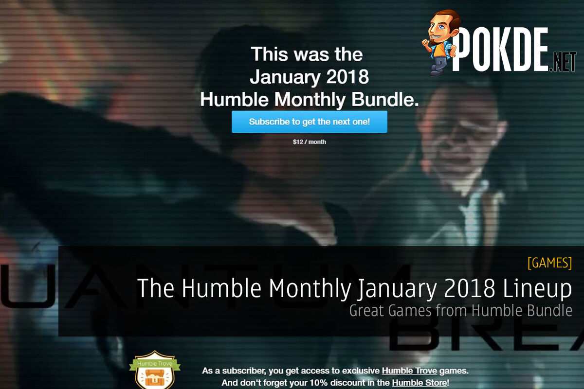 The Humble Monthly January 2018 Lineup