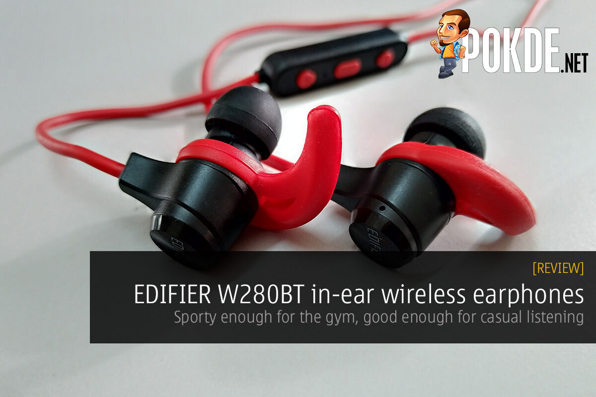 Edifier W280BT in-ear wireless earphones review; sporty enough for the gym, good enough for casual listening 27