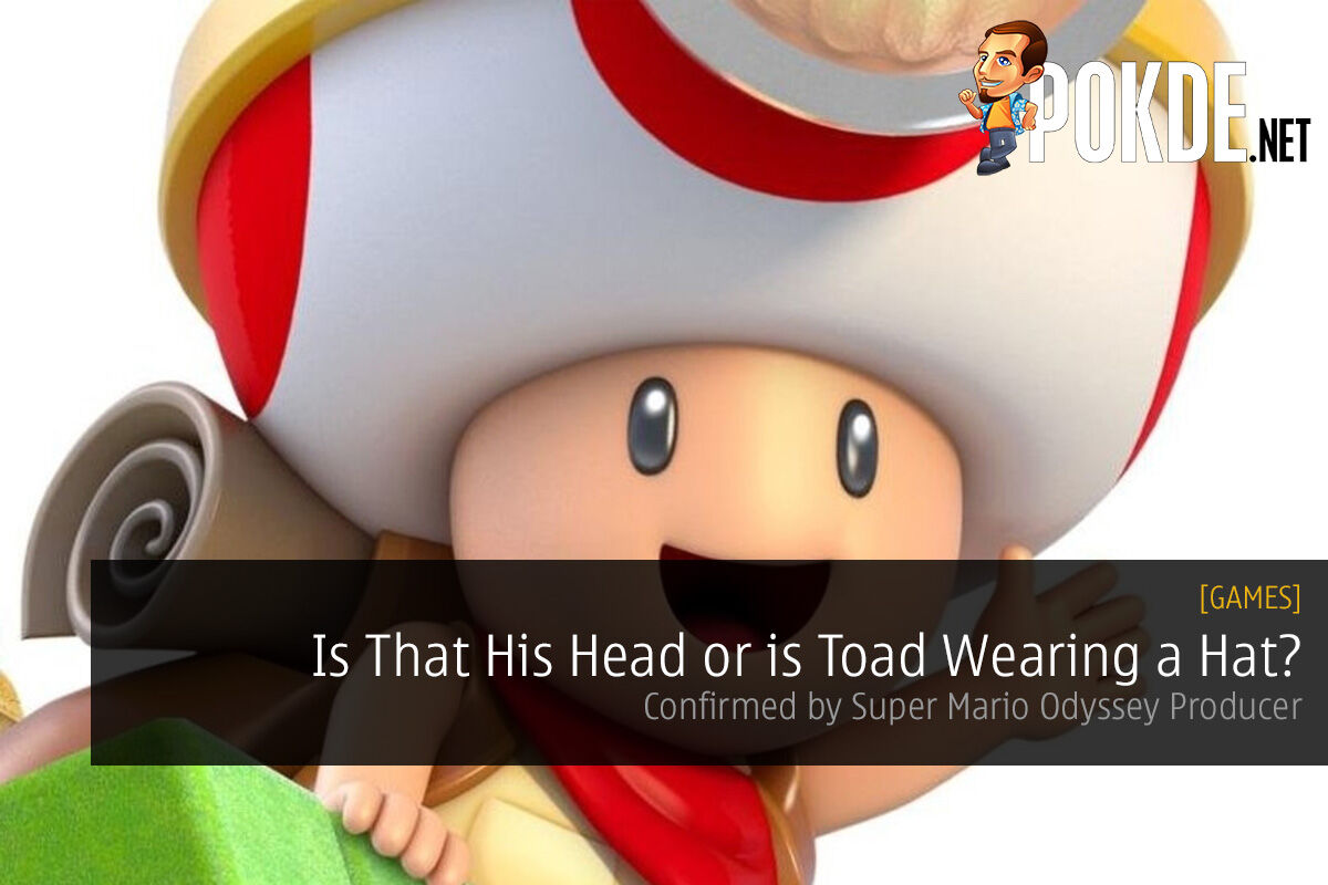 Is That His Head or is Toad Wearing a Hat?