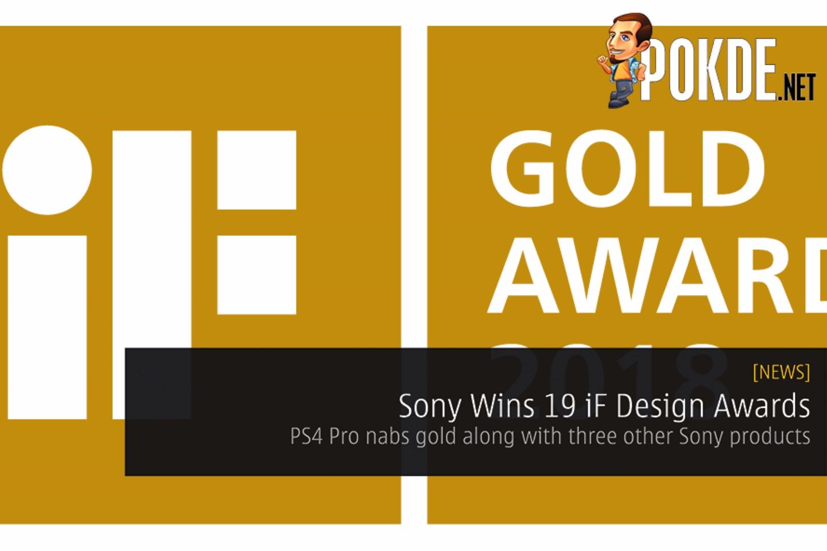 Sony Wins 19 iF Design Awards - PlayStation 4 Pro nabs gold along with three other Sony products 20