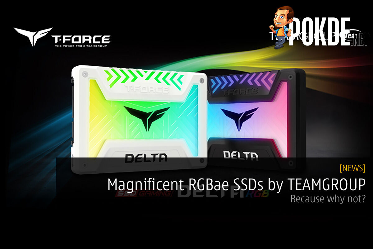 Magnificent RGBae SSDs by TEAMGROUP — because why not? 24