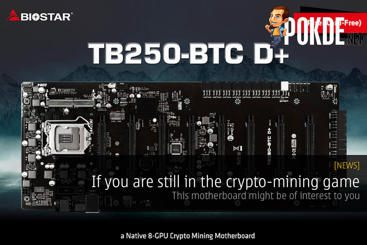If you are still in the crypto-mining game, this motherboard might be of interest to you 28