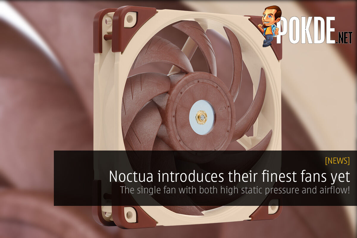 Noctua introduces their finest fans yet — the single fan with both high static pressure and airflow! 25