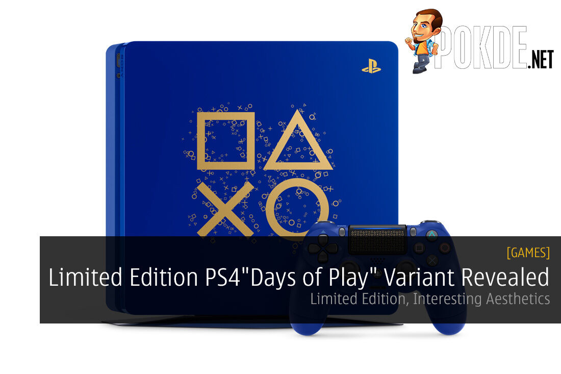 Limited Edition PlayStation 4 "Days of Play" Variant Revealed