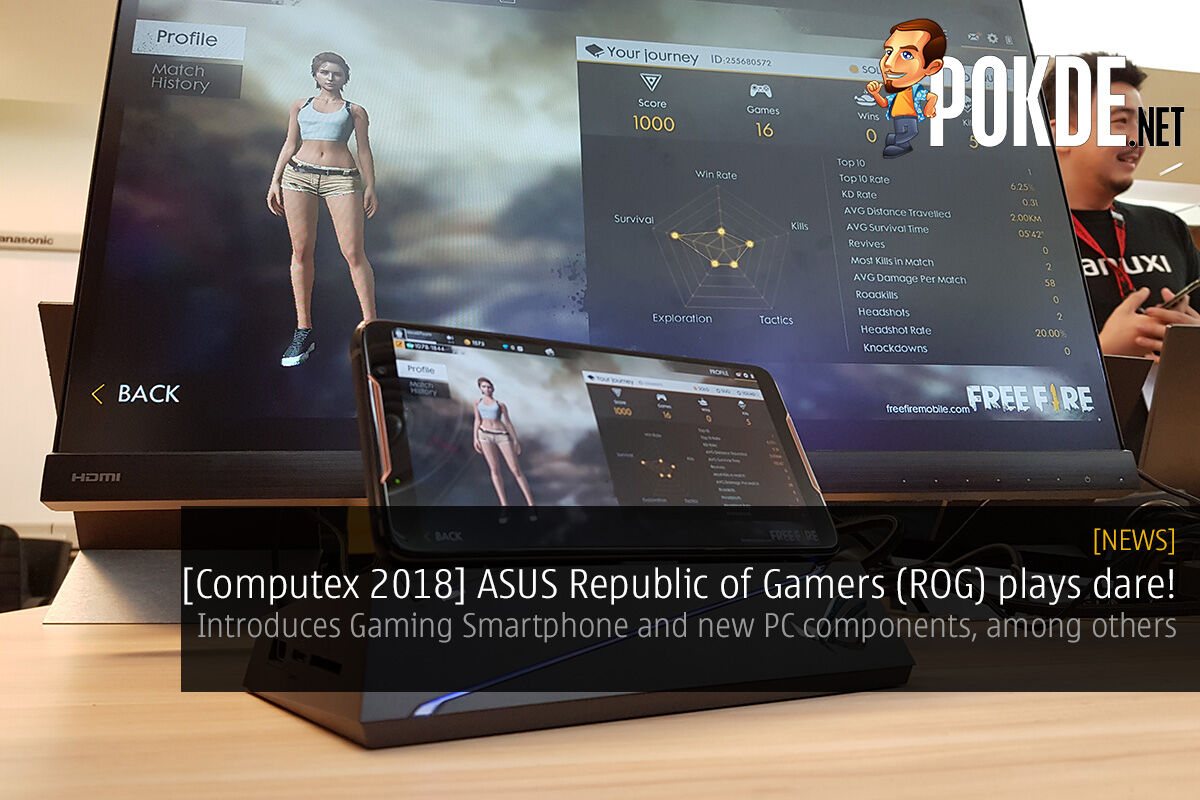 [Computex 2018] ASUS Republic of Gamers (ROG) plays dare! - Introduces Gaming Smartphone, CPU Liquid Coolers, Power Supply, Desktop Chassis among others. 36