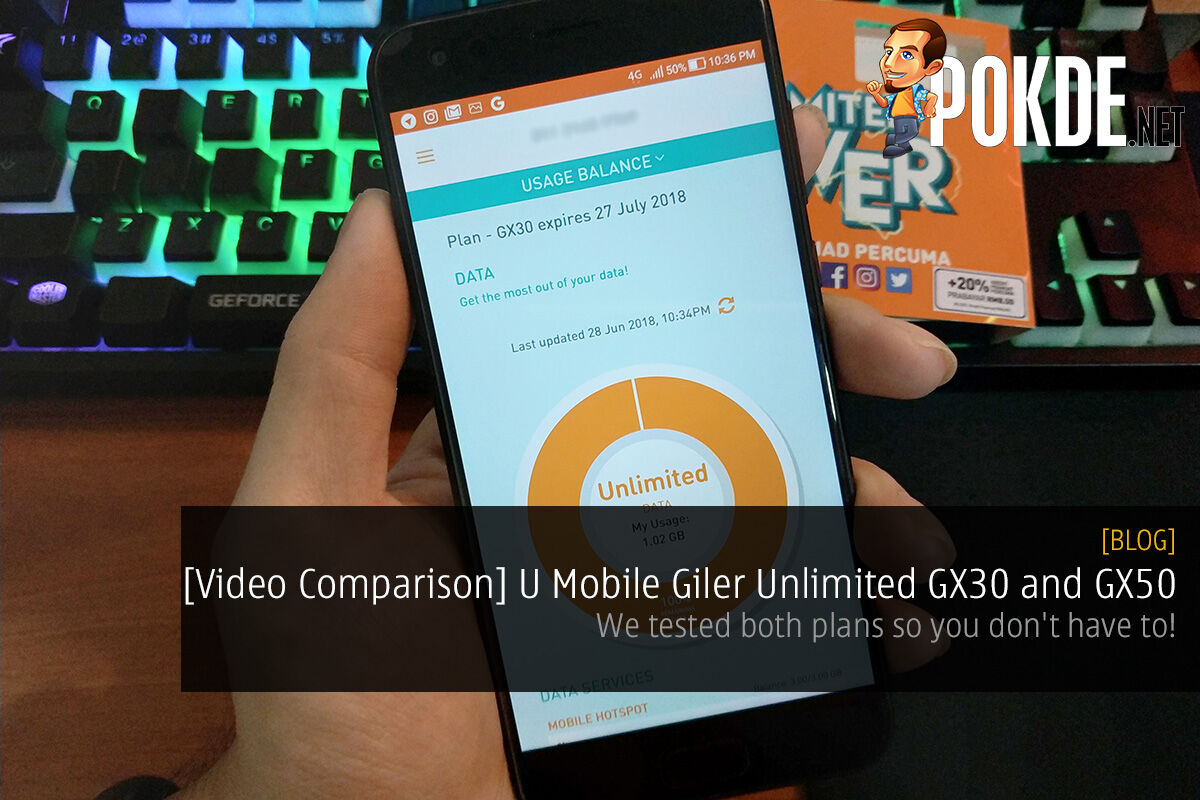 [Video Comparison] U Mobile Giler Unlimited GX30 and GX50 — we tested both plans so you don't have to! 33