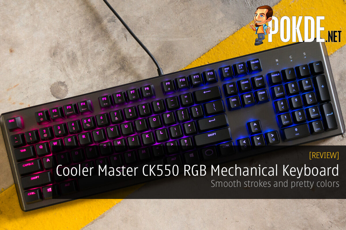 Cooler Master CK550 RGB Mechanical Keyboard Review — smooth strokes and pretty colors 20