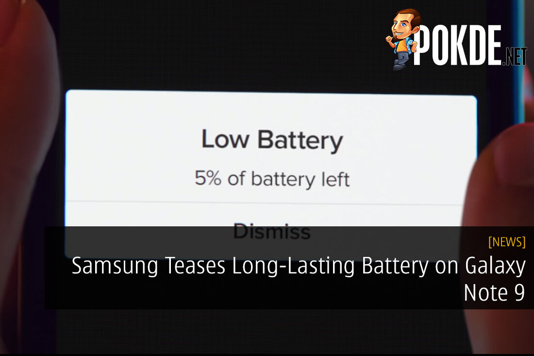 Samsung Teases Long-Lasting Battery on Galaxy Note 9