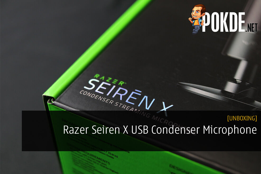 [UNBOXING] Razer Seiren X - Condenser Mic with Built-in Shock Mount 29