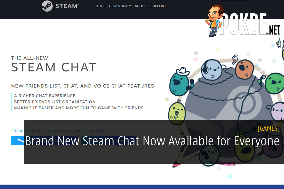 Brand New Steam Chat Now Available For Everyone Revamped To Fight Discord Pokde Net