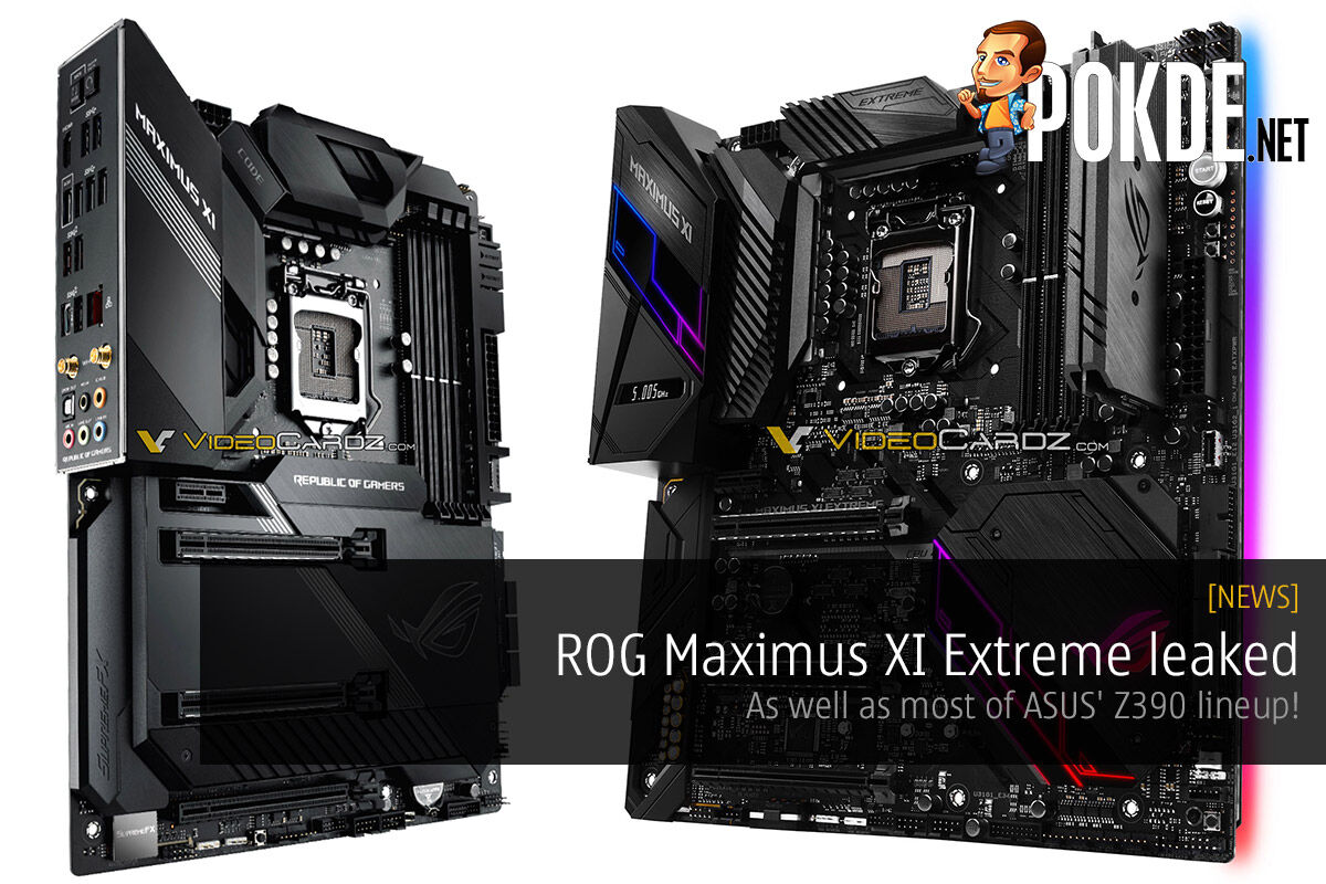 ROG Maximus XI Extreme leaked — as well as most of ASUS' Z390 lineup! 18