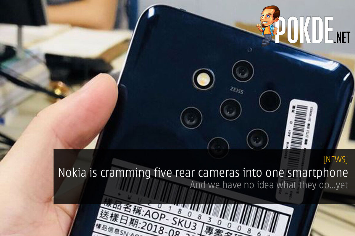 Nokia is cramming five rear cameras into one smartphone — and we have no idea what they do...yet 33